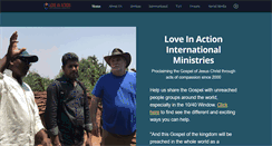 Desktop Screenshot of loveinactionministries.com